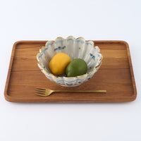 作家 市野吉記 安南手 輪花鉢 2