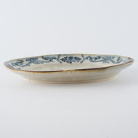 作家 市野吉記 安南手 楕円皿26cm 3