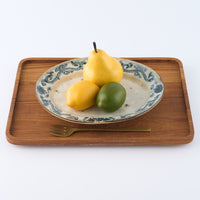 作家 市野吉記 安南手 楕円皿26cm 3