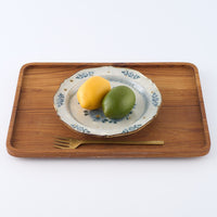 作家 市野吉記 安南手 輪花皿 8