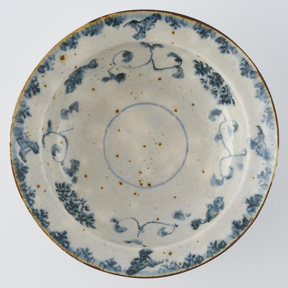 作家 市野吉記 安南手 リム浅鉢7寸 12 ¥6,600 大人の焼き物