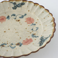 作家 市野吉記 バッチャン 輪花皿 25