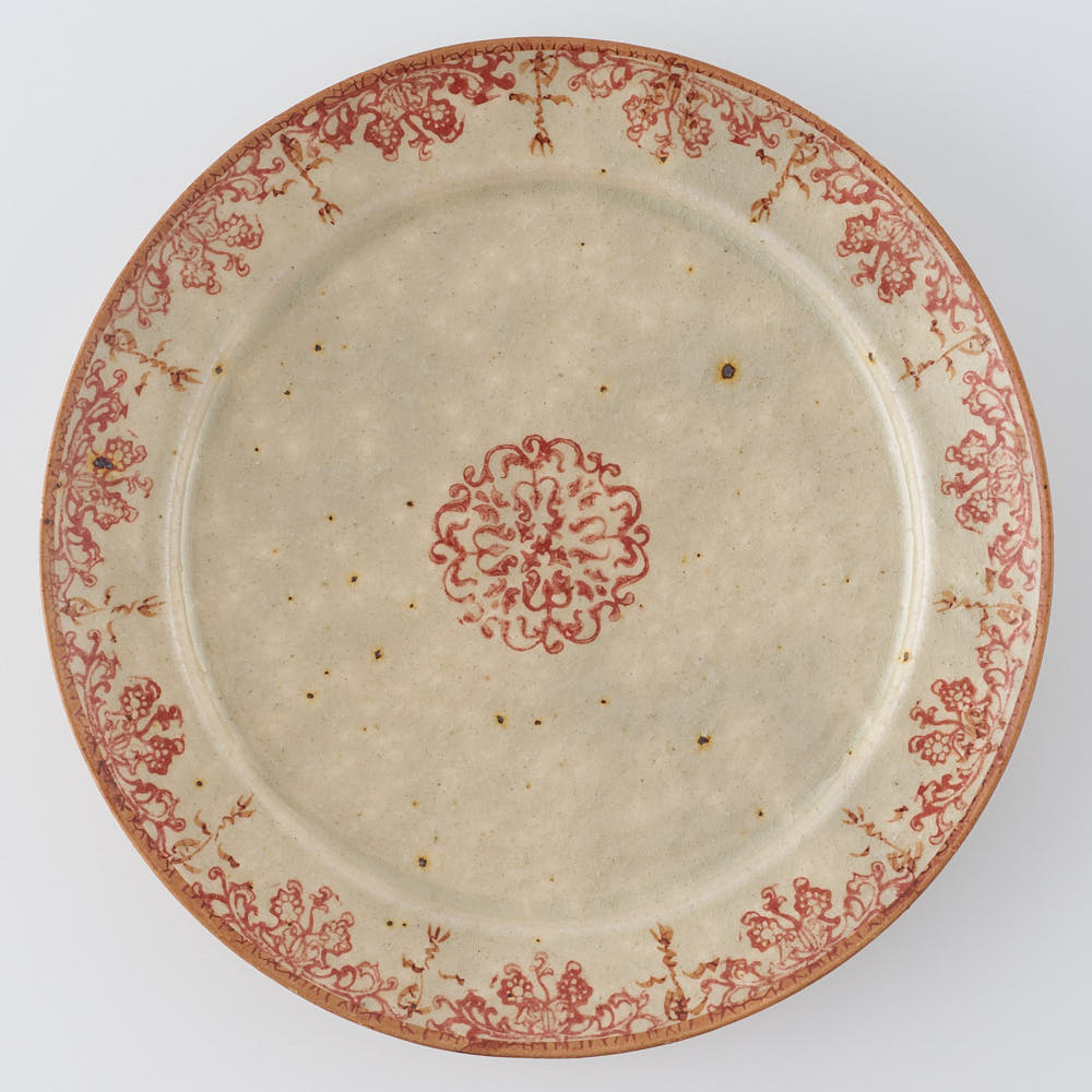 作家 市野吉記 ブロカント リム皿7寸 30 ¥6,930 大人の焼き物