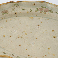 作家 市野吉記 シノワズリ 楕円輪花皿 34