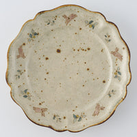 作家 市野吉記 シノワズリ 輪花皿 36