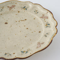 作家 市野吉記 シノワズリ 輪花皿 36