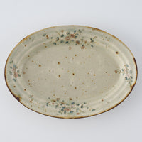 作家 市野吉記 シノワズリ 楕円皿 38