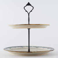 作家 市野吉記 安南手 ケーキスタンド(大・小)43