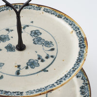 作家 市野吉記 安南手 ケーキスタンド(大・小)43