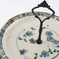 作家 市野吉記 安南手 ケーキスタンド(大・小)43