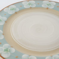 ふくべ窯 花水木 トルコ 20㎝リムプレート