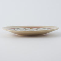 ふくべ窯 花水木 緑 15㎝プレート