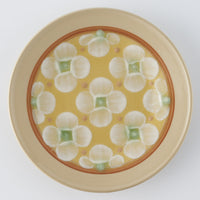 ふくべ窯 花水木 黄 15㎝プレート