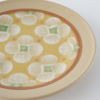 ふくべ窯 花水木 黄 15㎝プレート