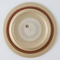 ふくべ窯 椿 20㎝リムプレート