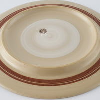 ふくべ窯 椿 20㎝リムプレート