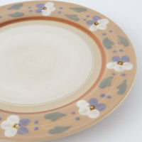 ふくべ窯 すみれ 20㎝リムプレート