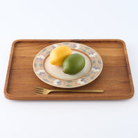 ふくべ窯 すみれ 20㎝リムプレート