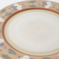 ふくべ窯 すみれ 20㎝リムプレート