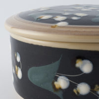 ふくべ窯 すずらん 蓋物