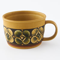 ふくべ窯 飴釉花水木 スープカップ