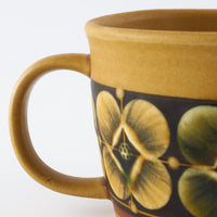 ふくべ窯 飴釉花水木 スープカップ