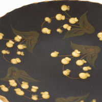 ふくべ窯 飴釉すずらん オーバルプレート