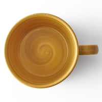 ふくべ窯 飴釉シャクヤク スープカップ