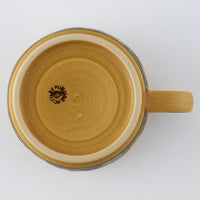 ふくべ窯 飴釉アネモネ スープカップ