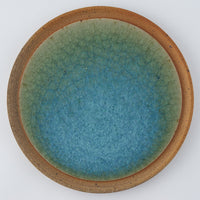 工房橙 作家 鈴木隆 みかん灰釉平皿No.1