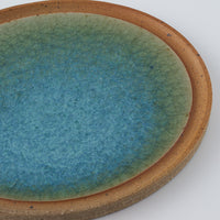 工房橙 作家 鈴木隆 みかん灰釉平皿No.1