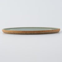 工房橙 作家 鈴木隆 みかん灰釉平皿No.2(小)