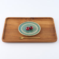 工房橙 作家 鈴木隆 みかん灰釉平皿No.2(小)