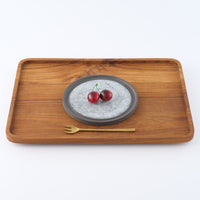 工房橙 作家 鈴木隆 白瓷平皿No.1(小)