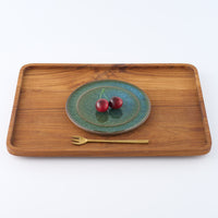 工房橙 作家 鈴木隆 みかん灰釉平皿No.2-D(小)