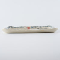 作家 大場紀穂子 虎いっぱいの角皿