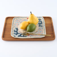 作家 大場紀穂子 虎いっぱいの角皿