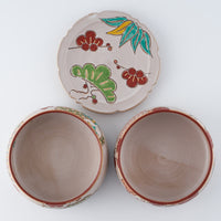 作家 大場紀穂子 重箱と小皿6枚 松竹梅