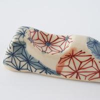 作家 大場紀穂子 麻柄のカトラリーレスト