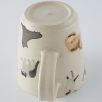 作家 大場紀穂子 ねこいっぱいのマグ