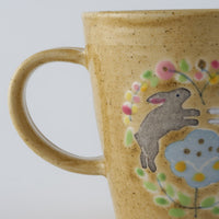 作家 大場紀穂子 うさぎのマグ