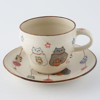 作家 大場紀穂子 吊るし飾りのカップ&ソーサー