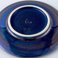 有田焼 金照堂 麟Lin New York Blue ジュエリープレート