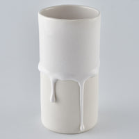 作家 宮木英至 フラワーベースM ホワイト