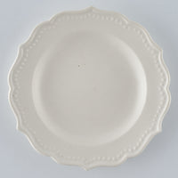 暮縞 ドットシリーズ フルールドット小皿 白