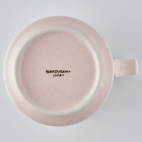 美濃焼 伸光窯 パステルジュレ スープカップ ブルー×ピンク