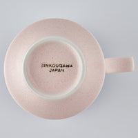 美濃焼 伸光窯 パステルジュレ スタックマグ パープル×ピンク