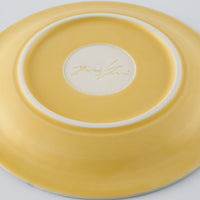 作家 中川夕花里 リム皿(S)/黄色