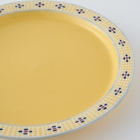 作家 中川夕花里 リム皿(M)/黄色