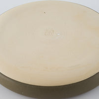 作家 堀有一郎 U-TU-RO PLATE マットグリーン(大人の焼き物オリジナルカラー) 作家 堀有一郎 陶磁器作家もの